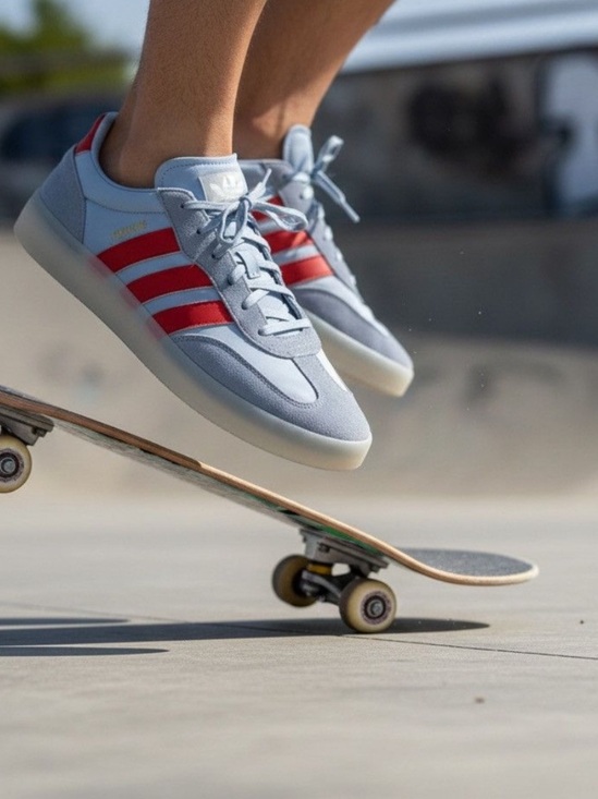 adidas Other - adidas Men’s Barreda Decode Clear Sky Bright Red Core White Skate Sneakers 11.5
